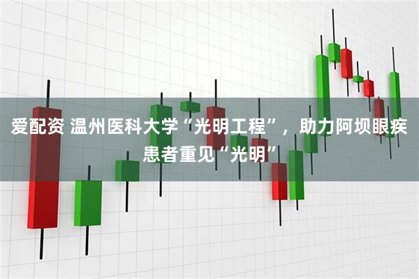 爱配资 温州医科大学“光明工程”，助力阿坝眼疾患者重见“光明”